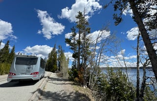 2024 Leisure Van 24 Rear Lounge
