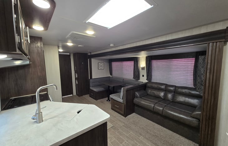 Kitchen and living room