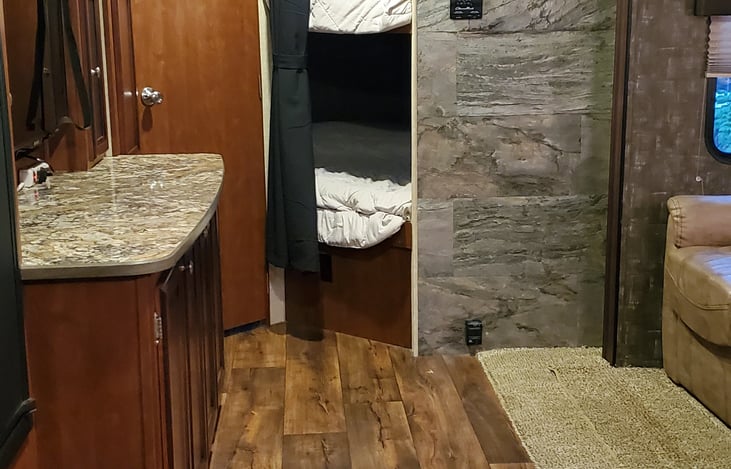 Updated focal wall by bunks Summer 2022.