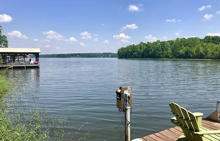 Your view from the boat dock!