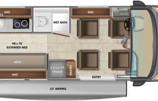 Luxury Class B for 4 in our 2022 Jayco Swift 20A