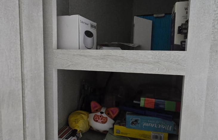 games and other stuff cupboard