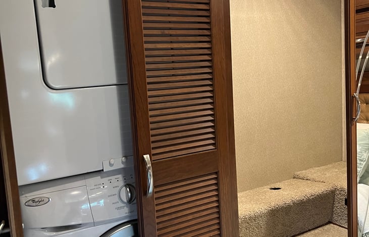 Washer/Dryer and Bedroom Closet