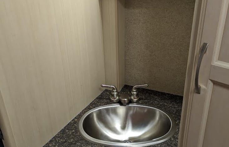 Bathroom sink and storage