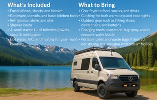 Explore & Escape - Luxury Mercedes Sprinter 2500