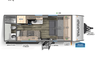 2023 Forest River RV Cherokee Wolf Pup 16FQ