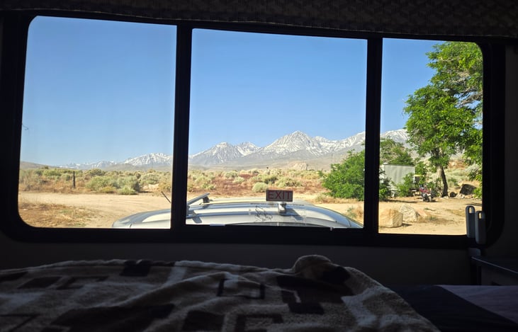 Beautiful picture window in back room