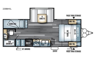 2017 Forest River RV Salem Cruise Lite 230BHXL