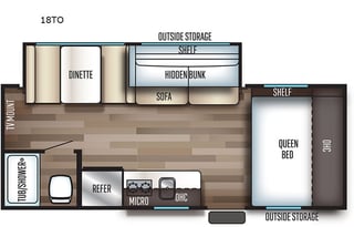 2019 Forest River RV Cherokee Wolf Pup 18TO