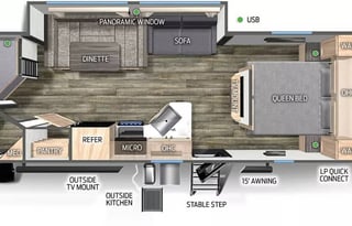 2024 Grey Wolf 26DBH Luxury Camper Experience