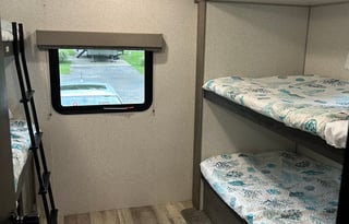 Camp at HOLIDAY TRAVEL PARK in our Travel Trailer!