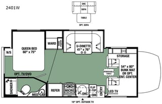 2018 Forest River - 3 full beds - 6 person rental