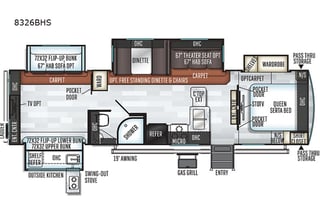 2019 Forest River RV Rockwood Signature 8326BH