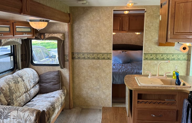 Spacious living area in super slide