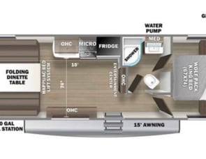 Forest River RV Cherokee Wolf Pack 24PACK14+