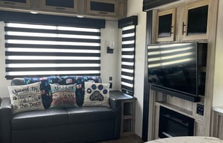 Our RV is Pet and Kid friendly.It's a nice getaway