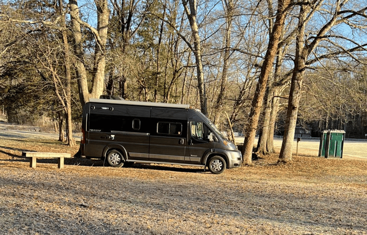Camping in Park By River