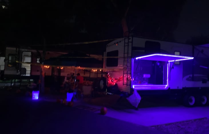 Want to dance? The color changing LED’s from the galley  have the optional music mode for that nightclub vibe!