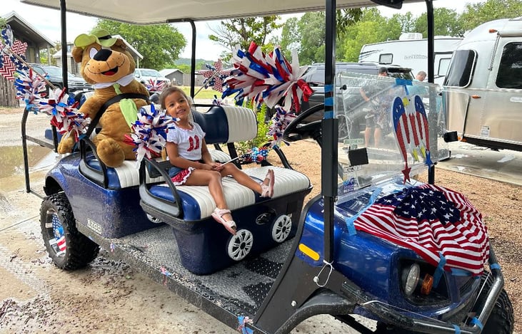 6 seat custom golf cart available