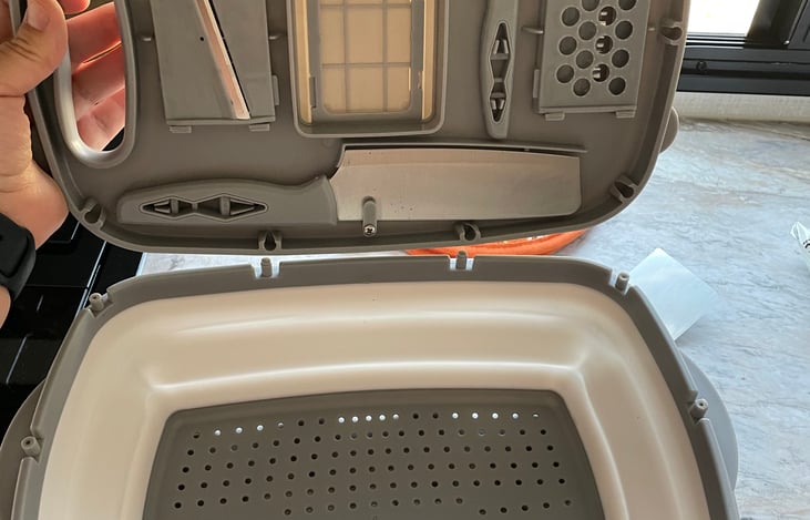 Grate, wash your fruits or veggies.