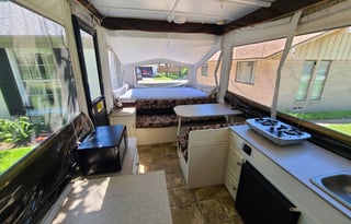 Family Friendly Popup Camper w/ Cargo Deck
