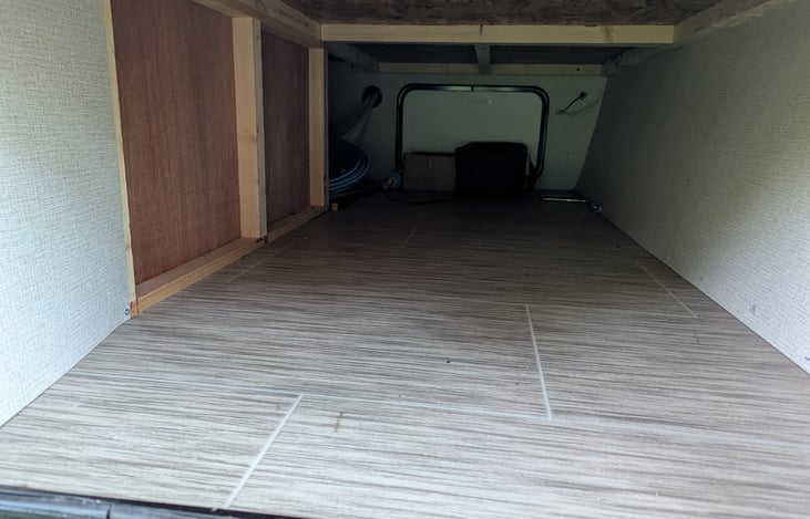 Pass Thru Storage accessible from both sides.