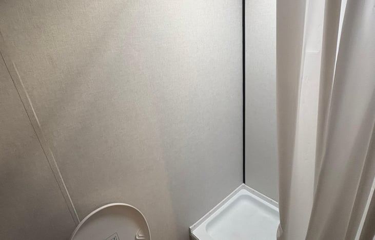 Shower and Toilet