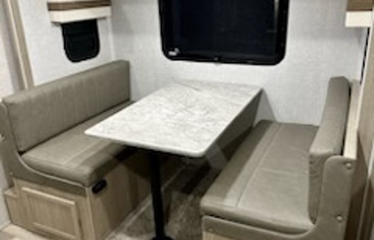 Dining Table converts to a bed.