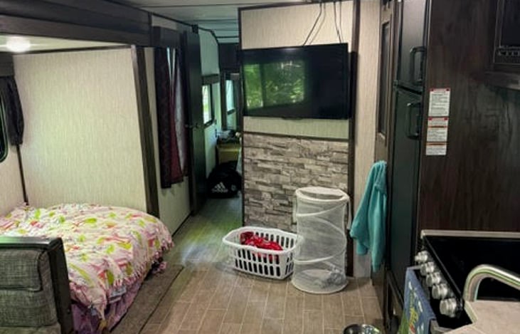 Main area with smart TV