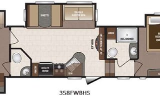 2016 Keystone RV Sprinter 358FWBHS