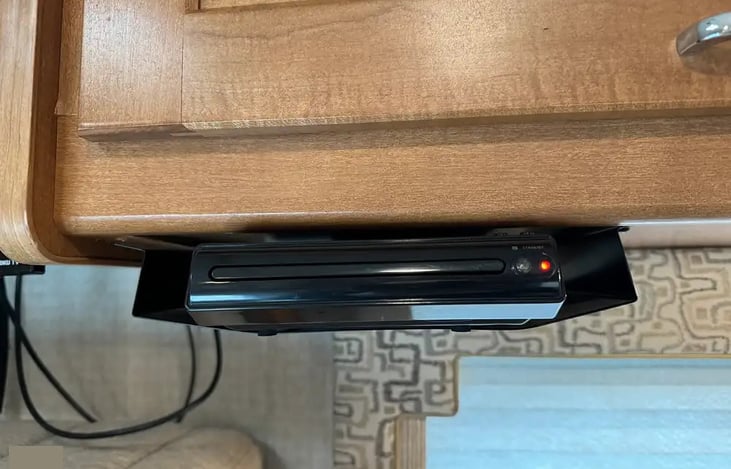 DVD player and also antenna for TV.