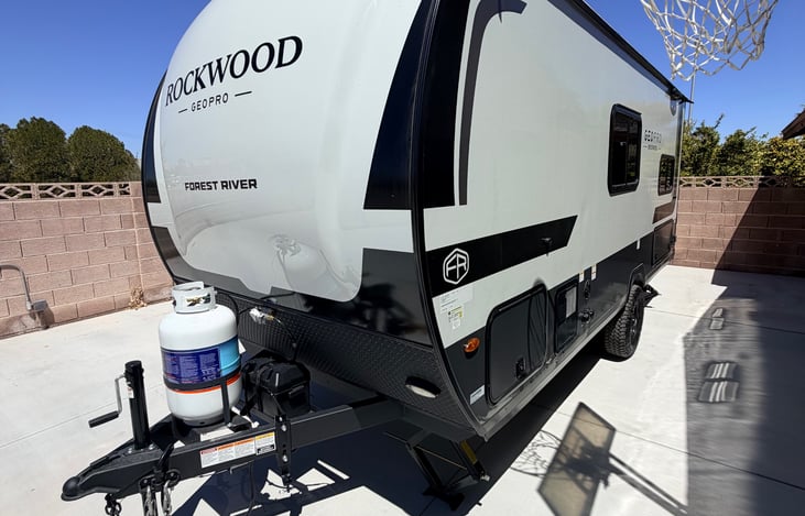Compact and easy to tow, with a backup and side-view camera system.