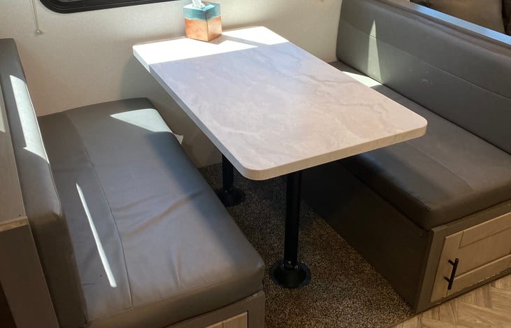 table converts to full bed