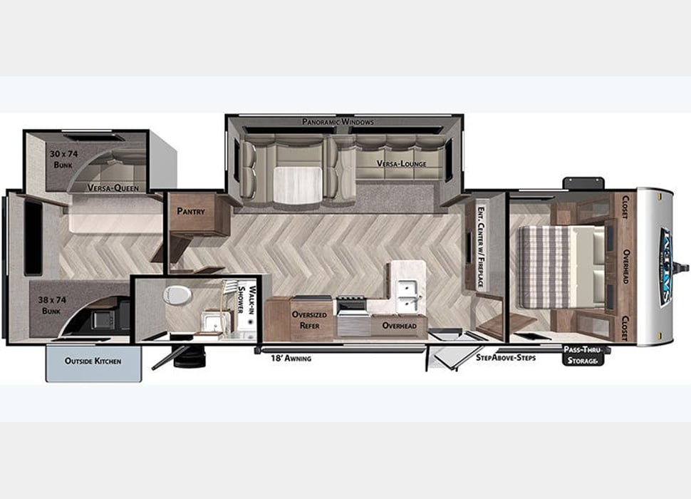 Travel Trailer rentals in Cross Junction