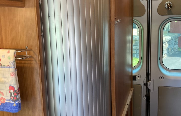 Bathroom door closed