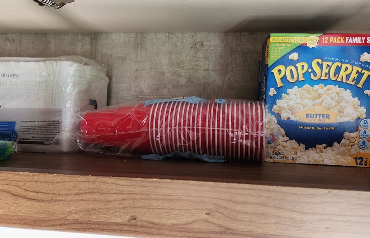 Yup, moms idea to have a few snacks