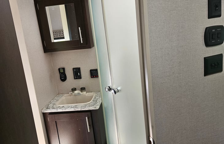 Tall shower