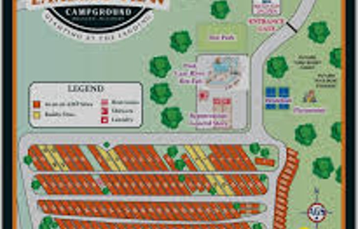 Landing View RV spot map