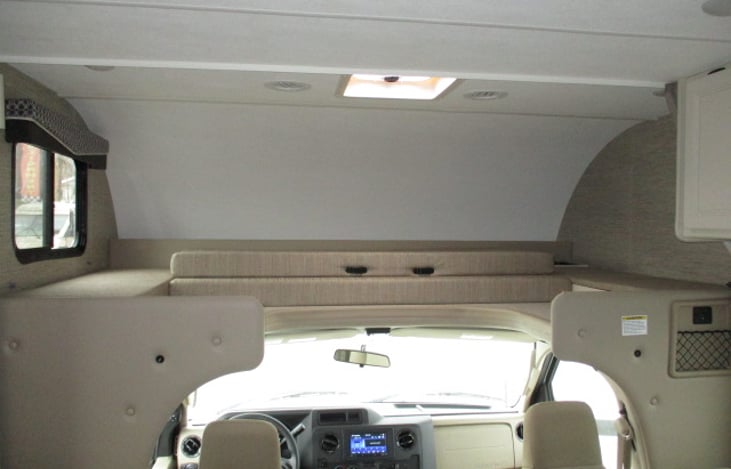 overhead sleeper over drivers area