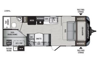 2019 Keystone RV Passport 239ML Express