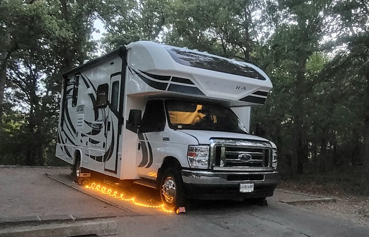 Setup for the night in New Mexico