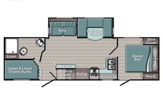 Festival and Pet Friendly Slide out Camper