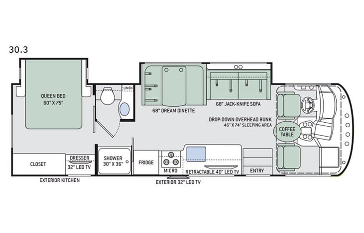 Excellent floor plan design for 8 people to sleep on it