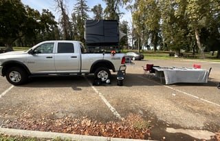 2018 Ram 2500 with 2024 Rough Country Roof Tent