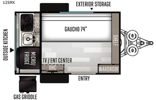 2020 Forest River RV Rockwood Geo Pro 12SRK