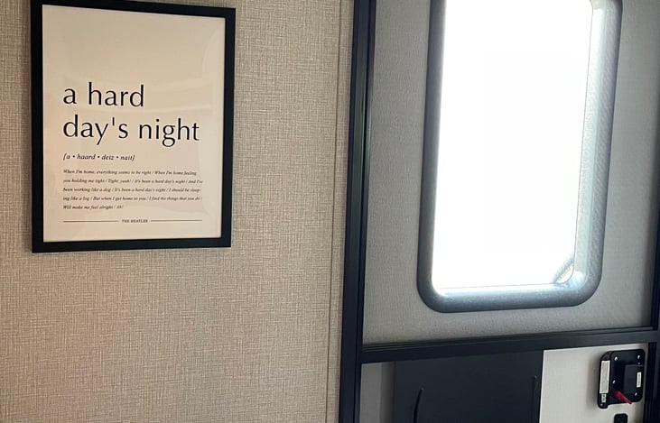 Master bedroom's private entrance