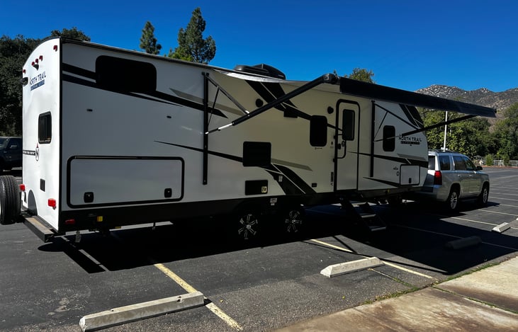 Outside Entry with awning extended