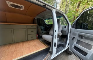 PNW Van Conversion | Solar · Roof Rack · Fridge
