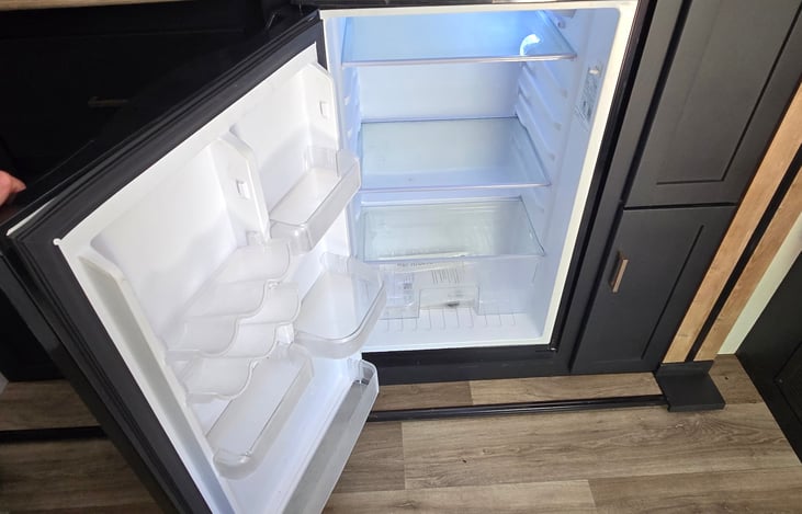 Fridge also has great storage looks smaller than it is.