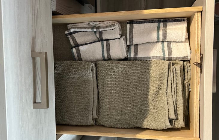 Dishrags and dish towels